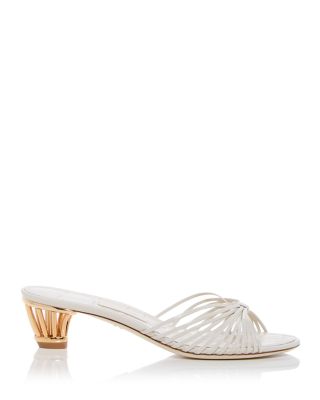 【24SS NEW】FERRAGAMO_women / ARYANA ミュール Ferragamo Women's Aryana Caged Heel Slide Sandals