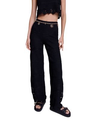 Maje Pellina Wide Leg Trousers