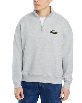 Lacoste - Cotton Quarter Zip Logo Sweatshirt