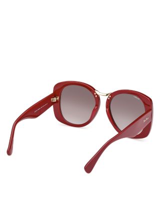 Bridge Gradient Round Sunglasses, 55mm