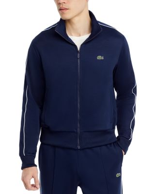 Lacoste - Regular Fit Full Zip Mock Neck Sweatshirt