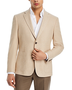 The Men's Store At Bloomingdale's Linen & Cotton Blend Jersey Unstructured Sport Coat - 100% Exclusi In Tan