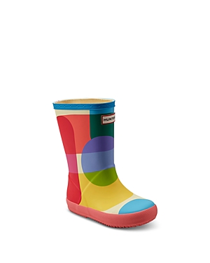 Hunter Unisex Original First Classic Rainbow Bubbles Boots - Toddler, Little Kid
