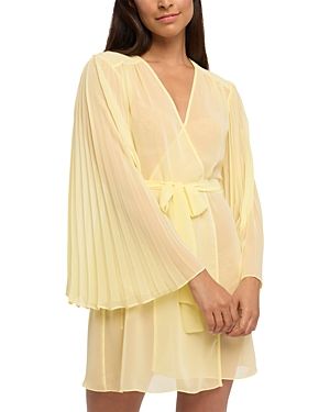 Shop Rya Collection Malibu Pleated Cover Up In Sunshine