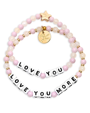 Little Words Project Small and Medium Kids Love You Love U More Bracelets