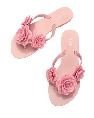 Women's Springad Floral Thong Flip Flop Sandals