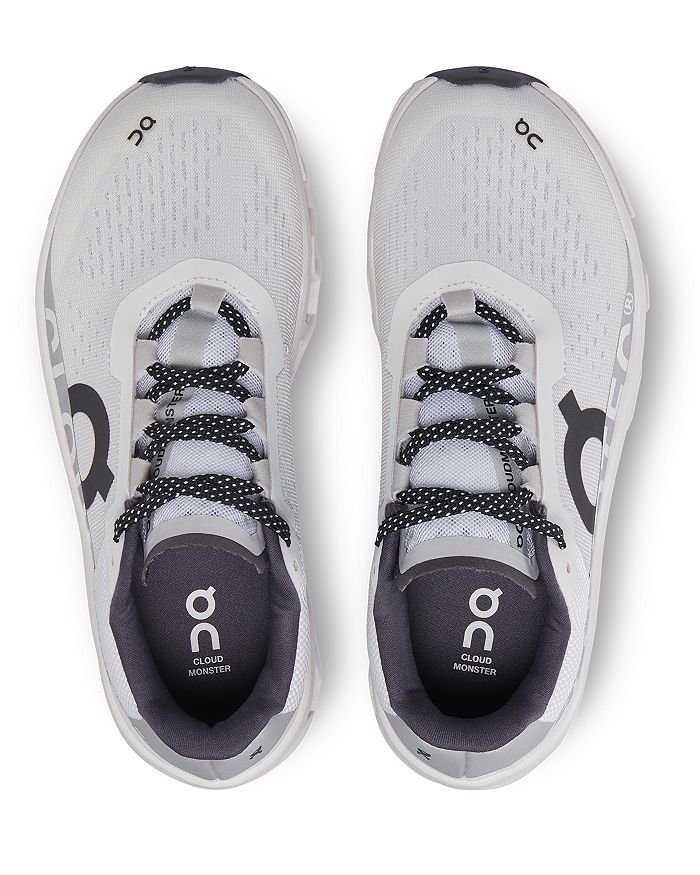 On Cloudmster Running Shoe In All White