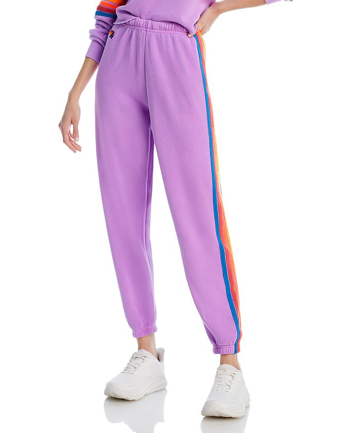 Faux fur jogging pants in Multicolor for Men