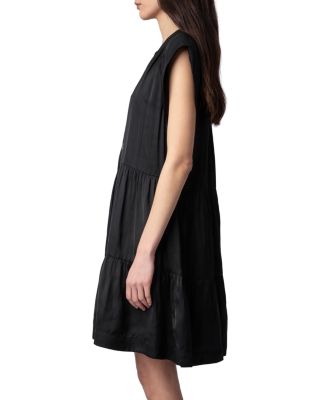 Rito Tiered Satin Dress