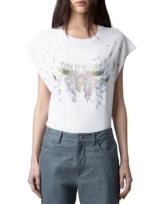 Zadig & Voltaire - Cecilia Rhinestone Graphic Tee
