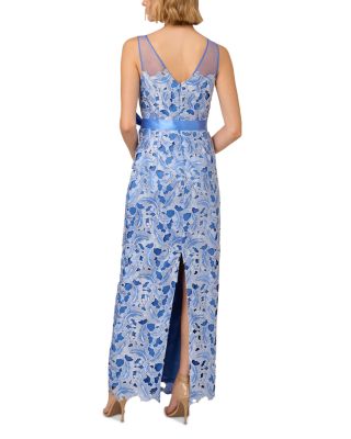 Illusion Neck Tonal Lace Dress