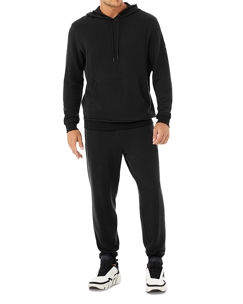Alo Yoga Fast Break Micro Waffle Knit Hoodie