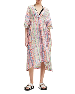 Shop Allsaints Lina Melissa Cover Up In Rainbow Multi