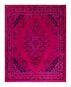 Shop Bloomingdale's Fine Vibrance M1792 Area Rug, 7'1 X 8'5 In Pink