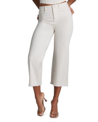 Commando Crop Wide Leg Jeans in Porcelain