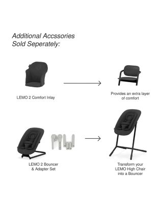 LEMO 3-in-1 High Chair + Training Tower 