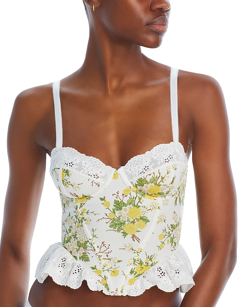Honeydew Clementine Bustier Top