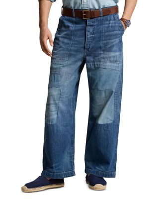 Polo Ralph Lauren Relaxed Fit Distressed Jeans in Blue Bloomingdale s