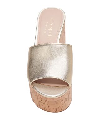 kate spade new york Women's Ibiza Slip On Platform Sandals