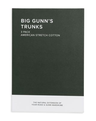 Big Gunn's Boxer Trunks, Pack of 3