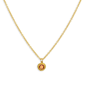 Shop Gurhan Muse Pendant Necklace In 24k Yellow Gold, 16-18 In Orange/gold