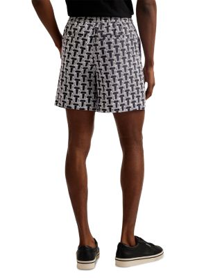 Rhins T Print Regular Fit Drawstring Shorts 