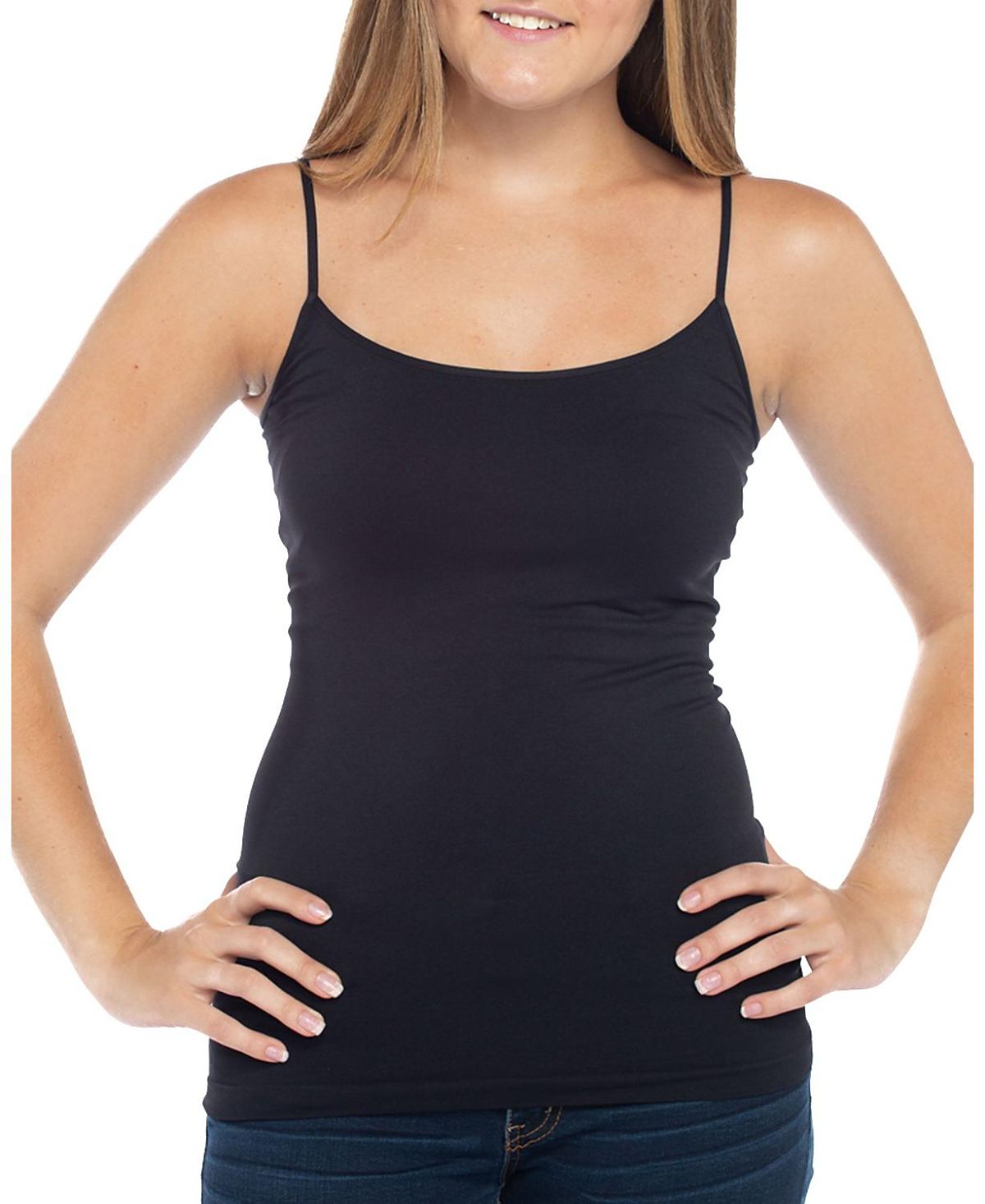 Malibu Sugar Girls' Solid Full Cami - Big Kid
