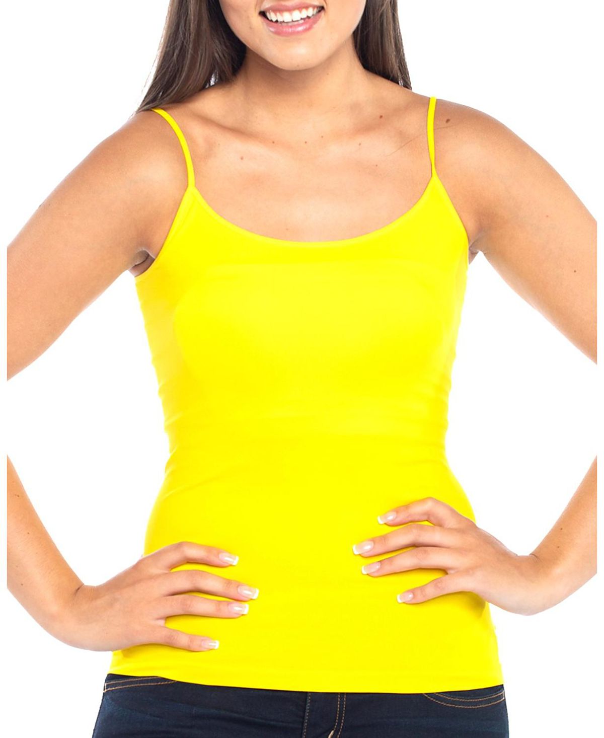 Malibu Sugar Girls' Solid Full Cami - Big Kid