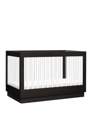 Harlow Acrylic 3 in 1 Convertible Crib with Toddler Bed Conversion Kit