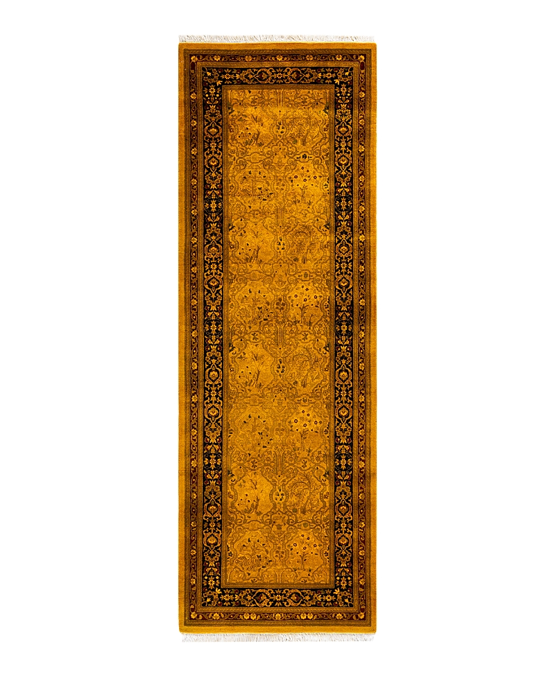 Bloomingdale's Fine Vibrance M1789 Runner Area Rug, 2'7 X 8' In Gold