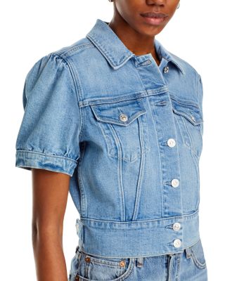 Kendra Puff Sleeve Denim Jacket