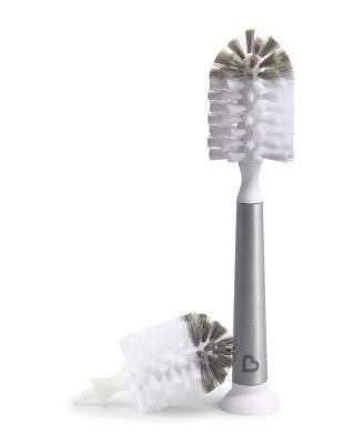 Munchkin - Unisex Shine Stainless Steel Bottle Brush and Refill Brush Head - Baby