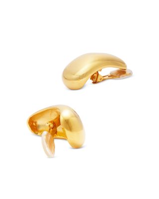 Long Tapered Hoop Earrings