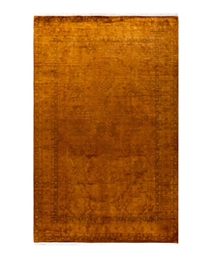 Shop Bloomingdale's Fine Vibrance M1170 Area Rug, 6'1 X 9'5 In Gold
