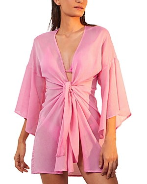 Shop Vix Perola Swim Cover-up In Pink