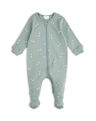 FIRSTS by petit lem - Boys' Cotton Blend Ribbed Knit Footie - Baby