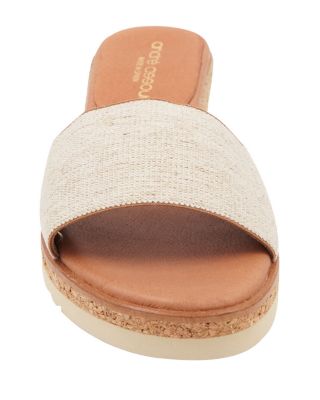 Women's Nessie Slip On Slide Espadrille Wedge Sandals