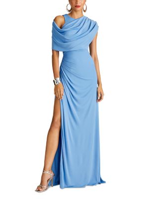 HALSTON Casi Draped Bodice Gown | Bloomingdale's