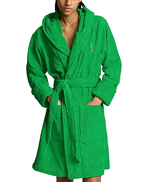 Cable Terry Hooded Robe