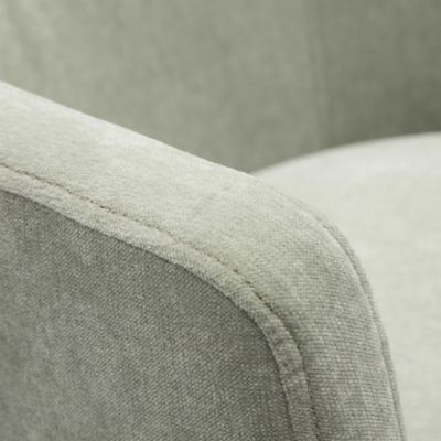 Kristen Upcycled Chenille Rolling Desk Chair