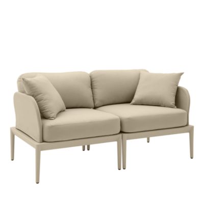 TOV Furniture - Kapri Taupe Modular Outdoor Loveseat