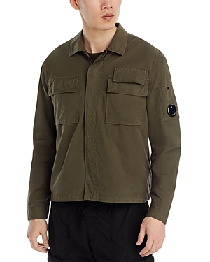 C.p. Company Long Sleeve Zip and Snap Shirt Jacket