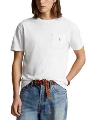 ★POLO RALPH LAUREN★ Classic fit cotton linen pocket t-shir Classic Fit Cotton-Linen Pocket T-Shirt | Ralph Lauren