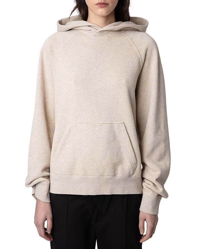Zadig & Voltaire Mia Black Embellished Hoodie with Zip main image 1
