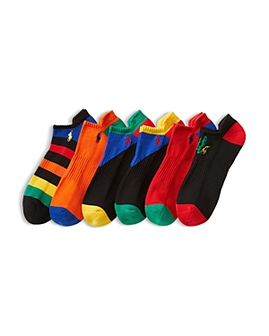 Polo Ralph Lauren Multi Color Low Cut Sport Socks - Pack Of 6 In Assorted