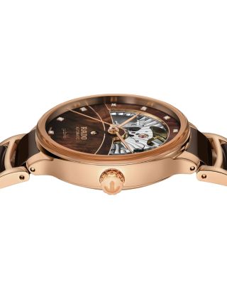 Centrix Diamonds Open Heart Automatic Watch, 35mm