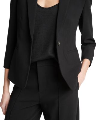 Shrunken One Button Blazer