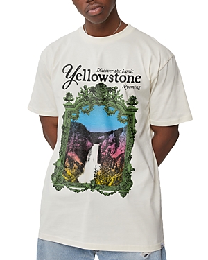 Shop Kid Dangerous Discover Yellowstone Short Sleeve Graphic Tee In Natural