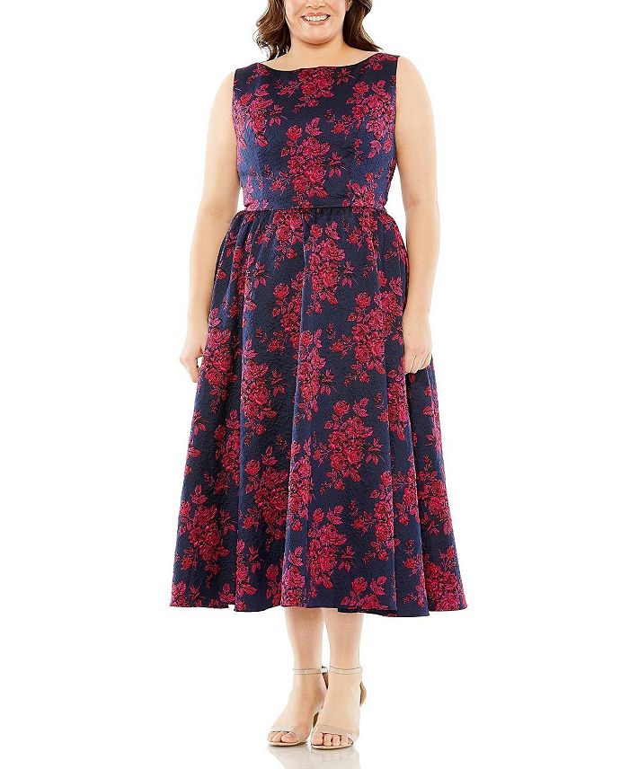 Mac Duggal Mac Duggal Sleeveless Floral Embroidered Dress Bloomingdale s