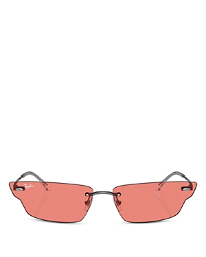 Shop Ray Ban Ray-ban Anh Butterfly Sunglasses, 63mm In Pink Solid